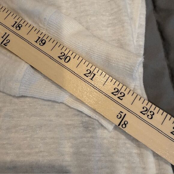 Isabel Marant Étoile Klowia linen sweatshirt White Slub w/Pink Logo Size Small - Picture 11 of 12